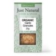 Just Natural Herbs | Organic Garlic Granules (Box) 25g | 25g Online Hot Sale