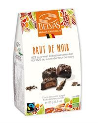 Belvas | Organic Brut de Noir 82% - with coconut blossom sugar - 100g | 100g on Sale