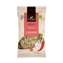 Foodin | Organic Dry Roasted Chili-Garlic Cashew 120g | 120g For Discount