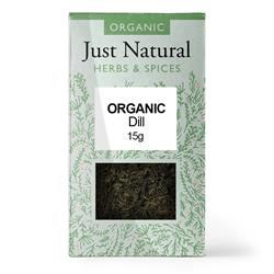 Just Natural Herbs | Organic Dill Herb (Box) 15g | 15g Supply