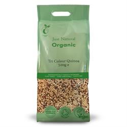 Just Natural Organic | Organic Tri Colour Quinoa 500g | 500g Cheap