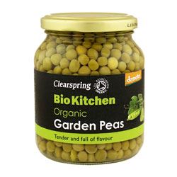 Clearspring | Bio Kitchen Organic Garden Peas 350g | 350g For Sale