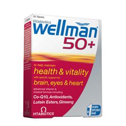 Vitabiotic | Wellman 50+ 30 Tabs | 30 tablet Sale