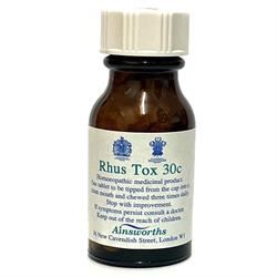 Ainsworths | Rhus Tox 30C Single Counter Remedy 120 tabs | 120 tablet Fashion