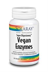 Solaray | Vegan Enzymes 30 Veg Capsules | 30 capsule Online Sale