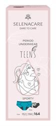 Selenacare | TEENS period panties Sporty Blue Size 164 | 1 box For Sale