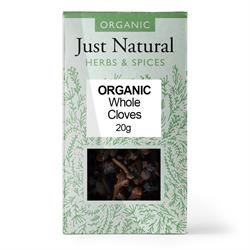 Just Natural Herbs | Organic Whole Cloves (Box) 20g | 20g Online now