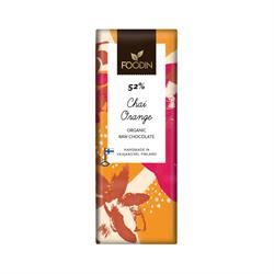 Foodin | Organic Raw Chocolate Chai-Orange 57% 40g | 40g Sale