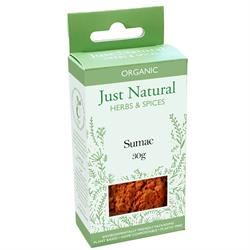 Just Natural Herbs | Organic Sumac (Box) 30g | 30g For Discount