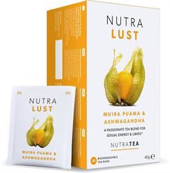 Nutratea | Nutra Lust Herbal Tea - 20 Tea Bags | 20 sachet Supply