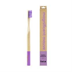 From Earth to Earth | Bamboo toothbrushes Magnificent Mauve Purple Soft | 17g For Discount