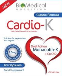 Bio Medical | Classic Cardio-K 60 Capsules (2.5mg Monacolin K) | 60 capsule on Sale