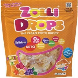 Zolli Pops | Sugar Free Fruit Drops Pouch 45g | 45g For Sale