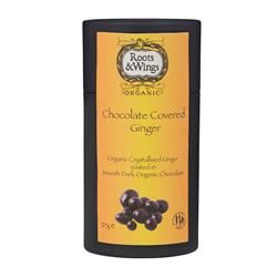 Roots and Wings | Roots & Wings Organic Chocolate Covered Ginger 120g | 120g Fashion