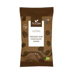 Foodin | Organic Raw Chocolate Raisins 80G | 80g Fashion