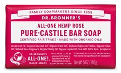 Dr Bronner | Org Rose Soap Bar 140g | 140g For Discount