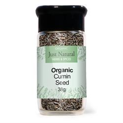 Just Natural Herbs | Organic Cumin Seed (Glass Jar) 50g | 50g For Sale