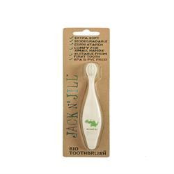 Jack N Jill | Bio Toothbrush (TM) Compostable & Biodegradable Handle Dino | 1brush Discount