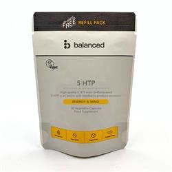 Balanced | 5 HTP 30 Veggie Caps - Refill Pouch | 30 capsule Discount