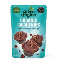 Green Origins | Organic Cacao Nibs (Raw) 100g | 100g For Cheap