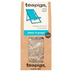 Teapigs | lemon & ginger 15 tea temples | 15bag Discount