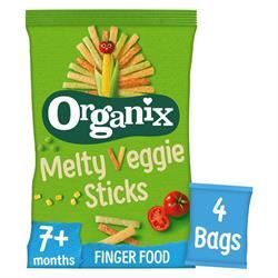 Organix | Veggie Sticks Multipack 4 x 15g | 4 x 15gbag Sale