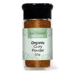 Just Natural Herbs | Organic Curry Powder (Glass Jar) 55g | 55g For Cheap