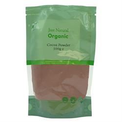 Just Natural Organic | Organic Cocoa Powder 500g | 500g For Sale