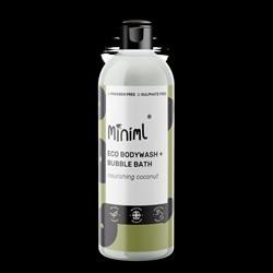 Miniml | Bodywash and bubble bath nourishing coconut 500ml | 500ml For Sale