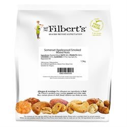 Mr Filberts | Mr Filberts Somerset Applewood Smoked Mixed Nuts 1.5kg | 1500g Online now