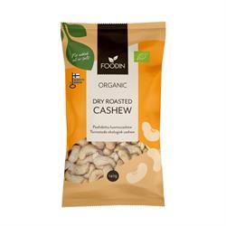 Foodin | Organic Dry Roasted Cashews 140g | 140g Sale