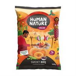 Human Nature | Human Nature Smoky BBQ Pea Rings 100g | 100g For Discount