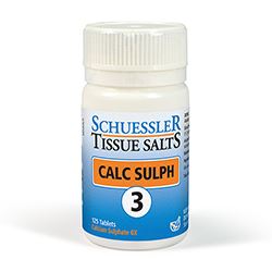 Schuessler | No 3 Calc Sulph Tissue Salts 125 Tabs | 125 tablet Cheap