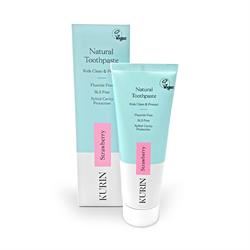 Kurin | Fluoride Free Natural Kids Toothpaste 75ml - Strawberry | 75ml Hot on Sale