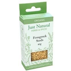 Just Natural Herbs | Organic Fenugreek Seed (Box) 40g | 40g Discount