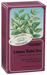 Floradix | Lemon Balm Organic Herbal Tea 15 filterbags | 15bag Fashion