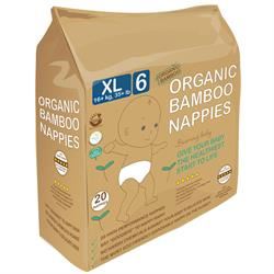 Beaming Baby | Beaming Baby Organic Bamboo Nappies Size 6 (16+ kg 20 nappies) | 20pieces Discount