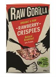 Raw Gorilla | Raw Gorilla Rawberry Crispies 250g | 250g Sale