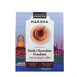 Naksha Recipe Kits |  Dark Chocolate Fondant with Turkish Coffee Baking Kit 280g | 280g Online Sale