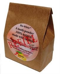 Bio-White | Organic Tooth Powder Lemon refill in a paper bag (no plastic) 35g | 35g Online Hot Sale