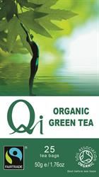 Qi | Organic Fairtrade Green Tea 25 Tea bags   50g | 50g For Discount