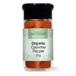 Just Natural Herbs | Organic Cayenne Pepper (Glass Jar) 45g | 45g Online