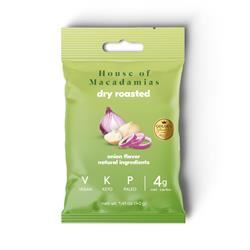 House of Macadamias | House of Macadamias Dry Roasted Nuts Onion 40g | 40g Hot on Sale