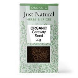 Just Natural Herbs | Organic Caraway Seed (Box) 30g | 30g Online Sale