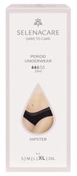 Selenacare | Menstrual undies HIPSTER Black Size XL | 1 box Online now