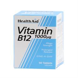 HealthAid | Vitamin B12 1000Ug - 50 Tablets | 50 tablet For Sale