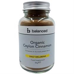 Balanced | Organic Ceylon Cinnamon 36g | 36g on Sale