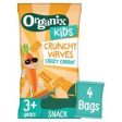 Organix | Organix KIDS Crazy Carrot Crunchy Waves (4x14g) | 4 x 14gbag Online Sale