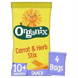 Organix | Organix Carrot Stix Multipack 4 x 15g | 4 x 15g Online now