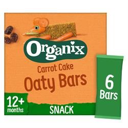 Organix | Organix Carrot Cake Organic Soft Oat Snack Bars Multipack (6x23g) | 6 x 23g box For Cheap